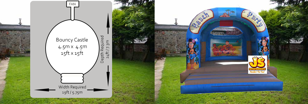 adult bouncy castle hire